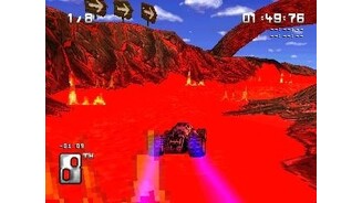 Island track - lava