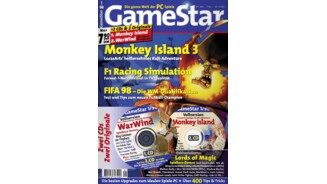 1998: Der geniale Comic-Stil von Monkey Island 3 war ungewohnt, aber einfach ideal für ein Cover.