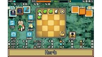 The inventory screen shows all your items and equipment