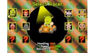 Choose your racer... Unlock others as you play