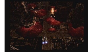 Buildings in this area can damage your ship.