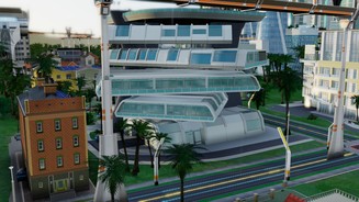 SimCity: Städte der ZukunftDie Hydro-Pumpstation fördert Wasser effektiver als der Wasserturm.