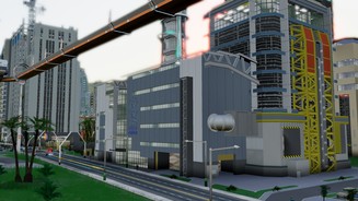 SimCity: Städte der ZukunftAlt neben neu: In der Architektur treffen sich Vergangenheit und Zukunft.
