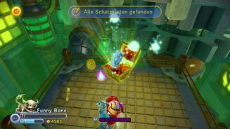 Skylanders Trap TeamAn allen Ecken und Enden gibt es Schatztruhen voller Gold und diverse Sammelobjekte.
