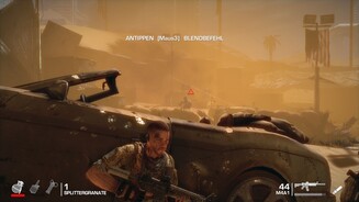 Spec Ops: The LineHier können wir den KI-Begleitern befehlen, eine Blendgranate zu werfen.