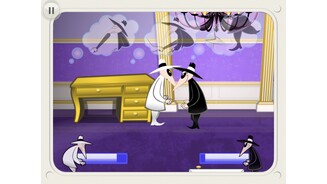 Spy vs SpyIm Zweikampf gönnen die Spione einander nichts – auch Tritte in die Lendenregion sind erlaubt.