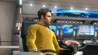 Star TrekAuf der Brücke der Enterprise halten wir uns nur kurz zwischen den Missionen auf, irgendetwas zu tun gibt es dort nicht.