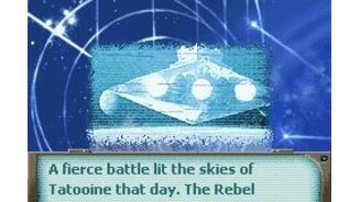 Introduction frame ? the Imperial Star Destroyer begins the pursuit for Rebel Forces.