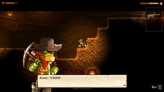 SteamWorld DigRusty wird nach dem Verschwinden seines Onkels gebeten, dessen Mine zu übernehmen.