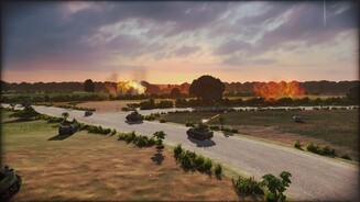 Steel Division: Normandy 44Panzer sind nicht unverwundbar, vor allem Treffer in die dünne Heckpanzerung richten viel Schaden an.