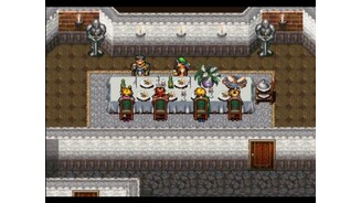 Together at a dinner
