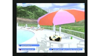 The beach house where you can view unlocked extras and other stuff