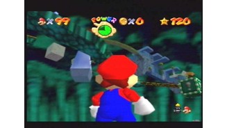 The first bowser level. Viewed from below.