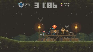 Super Time Force Ultra... oder dieser bärtige Mann, den wir vor dem Henkersbeil schützen müssen.