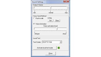 Sound Input-Output-Optionen