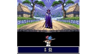 Boss battle in the village