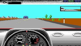 The Duel: Test Drive II – 1989 (u.a. Amiga, C64, DOS, Mega Drive, SNES)Mit The Duel: Test Drive II entwickelten DSI das Spielprinzip des ersten Teils weiter: Es gibt nicht mehr nur eine Strecke, sondern verschiedene Szenarien und statt einfach nur gegen die Zeit zu fahren, können auch Rennen gegen KI-Gegner bestritten werden. Die Anzahl Wagen in der Release-Fassung ist aber deutlich geringer als noch im ersten Teil. Auf fast allen Systemen kann nur mit zwei Wagen gefahren werden. Lediglich auf den Konsolen SNES und Mega Drive ist noch ein weiterer Wagen spielbar. Später veröffentlichte der Publisher Accolade noch mehrere Disketten, auf denen sich weiter Autos – unter anderem auch aus dem Vorgänger – befanden. Sozusagen analoge DLCs; und das vor über 20 Jahren.