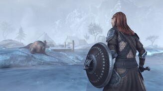 Leider geht es nicht immer so friedlich zu wie bei diesem kleinen Fischerdorf im verschneiten Teil Himmelsrands.