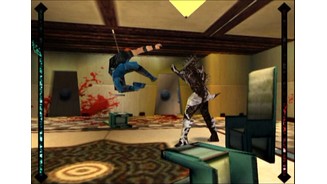 The Nomad SoulEin Hauch von Buffy: Manche Dämonen werden in Prügelsequenzen bekämpft. Hier setzt Polizist Kayl zum gesprungenen Roundhouse-Kick an.
