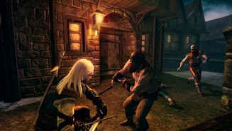 The Witcher: Rise of the White WolfDie Kämpfe sollen sich dynamischer spielen als auf dem PC.