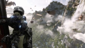 Titanfall 2Wie im Vorgänger werden Spieler per Transporter direkt ins Kriegsgeschehen geworfen.