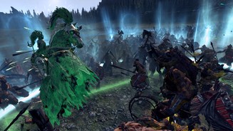 Total War: Warhammer - Screenshots zum kostenlosen DLC »Bretonnia«Sind wir ritterlich genug, kämpft der legendäre Grüne Ritter für einige Runden als mächtige Spezialeinheit und Agent an unserer Seite.