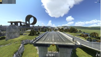 TrackMania 2: ValleyBei besonders kniffligen Stunts wechselt die Kamera automatisch in die Egoperspektive.
