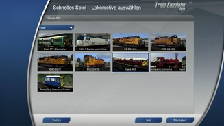 Train Simulator 2013Die elf Loks im Überblick.