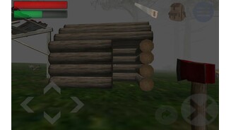 Trapped in the ForestNach etwa 15-20 Minuten im Spiel steht das erste Holzhaus. In dem ist der Spieler sicher vor Feinden...