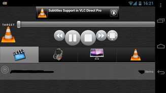 VLC DirectVom beliebten VLC Player gibt es bisher nur den Streaming-Client »VLC-Direct«, der Player selbst ist noch in Arbeit. Mit »VLC Direct« spielen Sie Musik und Filme direkt von Ihrem Computer auf ihrem Smartphone ab, ohne die Dateien extra darauf zu kopieren. Dazu müssen Sie im Media Player am PC unter Ansicht das »Web-Interface« aktivieren. In der kostenlosen Testversion ist das Streamen aber auf einige Minuten begrenzt. (Nutzbar ab Android 2.0)