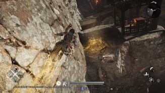 Nioh 3: Verschiedene Schutzgeister beglücken uns mit neuen Fähigkeiten. So laufen wir beispielsweise bestimmte Wände entlang.