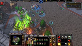 Warcraft 3: ReforgedDie Minimap zeigt, wie sich das Map-Layout von Stratholme geändert hat. Die neue Version ist technisch besser, aber weniger düster, es regnet zum Beispiel nicht mehr.