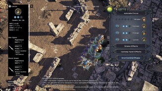 Warmachine: Tactics - Early-Access-ScreenshotsZu Beginn jeder Runde verteilen wir Fokuspunkte. Das will gut überlegt sein, die Warjacks können ohne die Punkte nicht auf Spezialattacken zurückgreifen, der Warcaster nicht auf Magie.