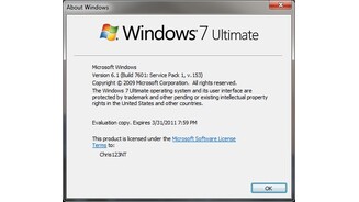 Windows 7 Service Pack geleakte Beta