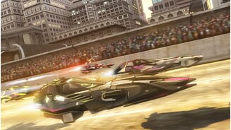 Wipeout 2048Die Boliden haben Ähnlichkeiten mit den Pod Racern aus Star Wars.