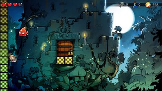 Wonder Boy: The Dragons TrapAls Mouse-Man könnt ihr an Wänden entlanglaufen, was völlig neue Möglichkeiten eröffnet.