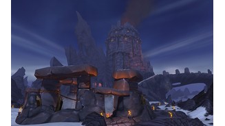 World of Warcraft: Warlords of Draenor - ZonenDie Horde macht es sich in der Speerspießerfestung, die im Frostfeuergrat liegt, gemütlich.