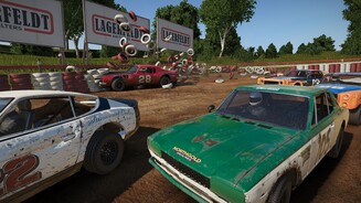 WreckfestAuch die Streckenobjekte verhalten sich physikalisch korrekt, spielen für den Rennausgang aber eine deutlich geringere Rolle als noch in FlatOut 2.