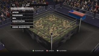 WWE13Im erweiterten Editor dürft ihr nicht nur den Ring, sondern die komplette Halle bearbeiten.