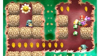 Yoshis New IslandUnter der Erde gibts in Yoshis New Island viel zu entdecken.