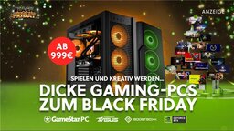 Schon unter 1000€ gibts dicke Gaming-Power zum Black Friday – Diese Gaming-PCs mit mächtigen RTX-Grafikkarten und schnellen Ryzen-CPUs treffen den Nagel auf den Kopf