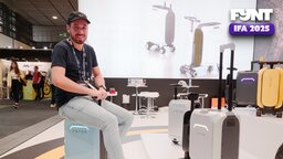 Der perfekte Begleiter auf Reisen? Auf der IFA sorgt ein besonderer Koffer für Aufsehen