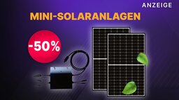 Balkonkraftwerk 600W Komplettset Solaranlage günstiger als alle Amazon Angebote - jetzt auch 50% Rabatt auf Halterung!