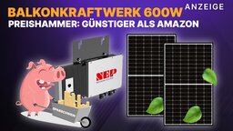 Balkonkraftwerk 600W Komplettset kaufen: Die besten Angebote gibts gerade nicht bei Amazon!