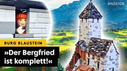 Burg Blaustein wächst auf über 7.000 Teile – und der imposante Mittelalter-Bau von BlueBrixx bekommt jetzt sogar eigene Minifiguren!