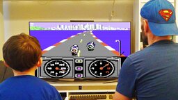 Ein Kind testet den C64 Maxi: »Papa, das ist ja traurig!«