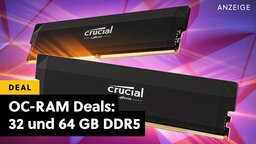 RAM-Sale: Schneller DDR5 mit 32 und 64 GB deutlich unter Marktpreis