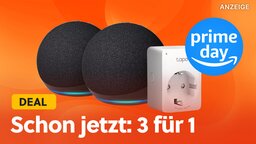 Amazon startet mit krassem Rabatt in den Prime Day: Drei kaufen, eins zahlen mit diesem Echo Dot-Angebot