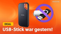 Wer braucht da noch USB-Sticks?! Portable und schnelle SSD-Festplatte mit 1TB im Hammer-Angebot zum Amazon Prime Day