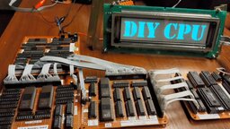 Er startete mit einem Dutzend alter Speicherchips: In »hunderten Stunden« Arbeit wurde daraus eine selbstgebaute CPU
